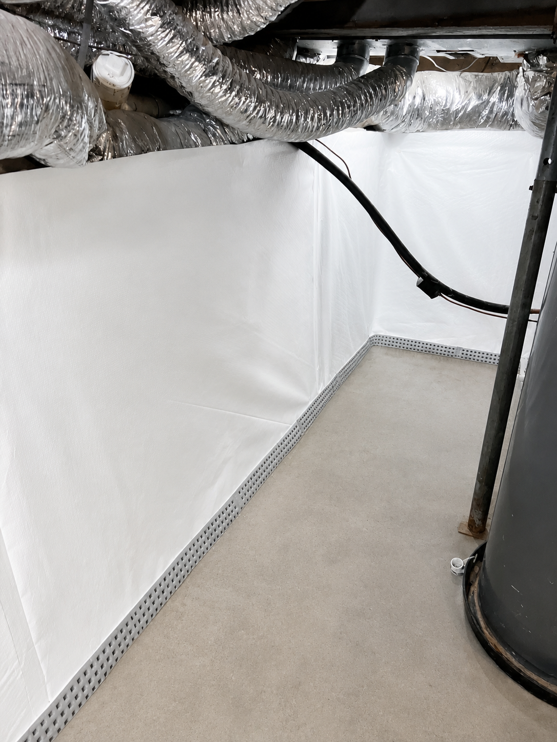 Basement waterproofing and foundation inspection