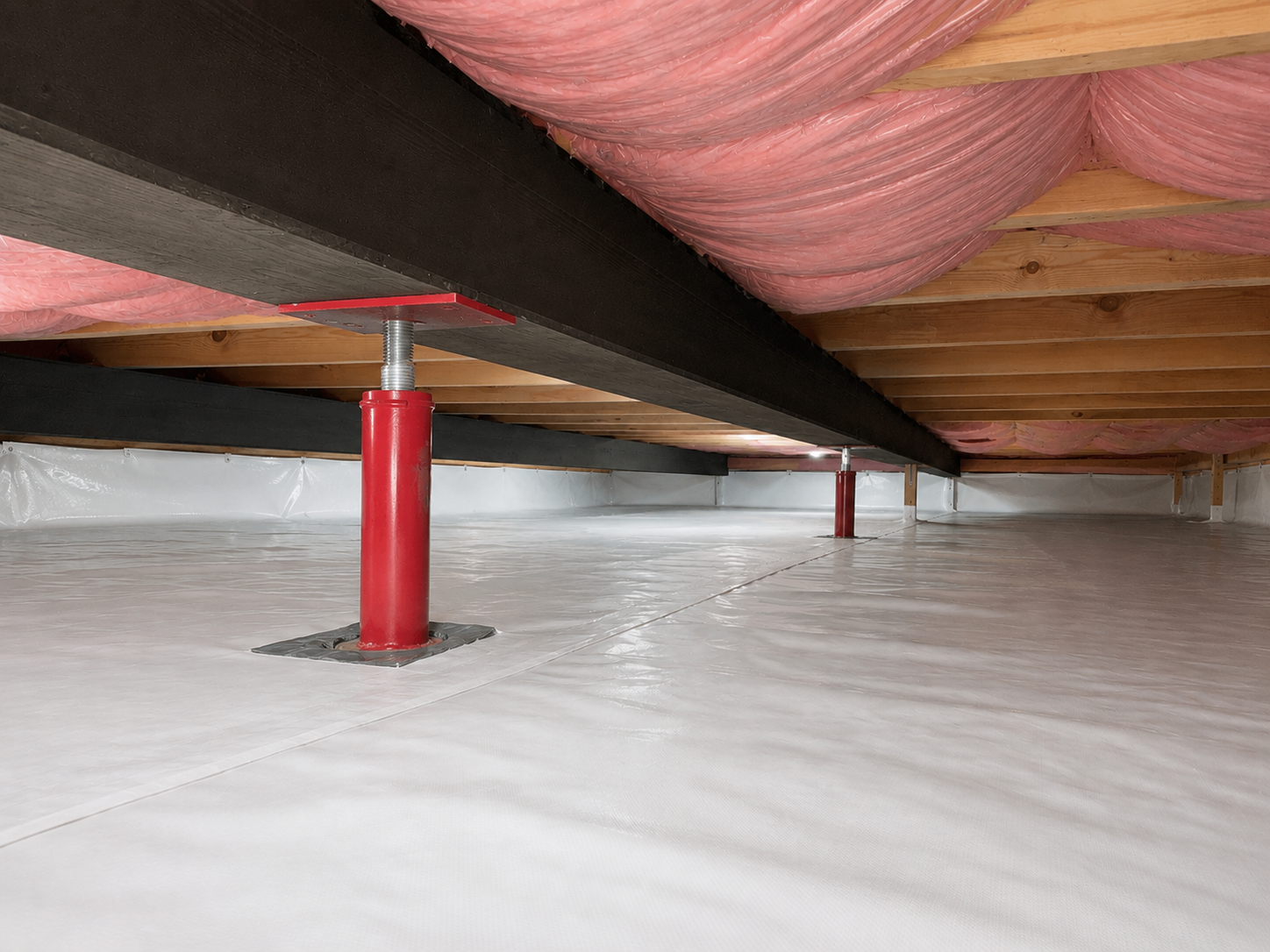 Crawl space structural repair